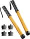 Wan GmbH Battle Ropes - Cordes d'entraînement - Force et endurance - Intensité réglable - 2 pièces - Jaune