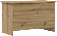 vidaXL Opbergkist Artisanaal eiken 80 x 40 x 50 cm