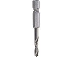 wolfcraft Metaalboor HSS geslepen, zeskantschacht, Ø 3 mm