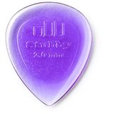474P2.0 Jim Dunlop Stubby Jazz Plectrums - 2.00 mm - Player's Pack (6 Stuks)