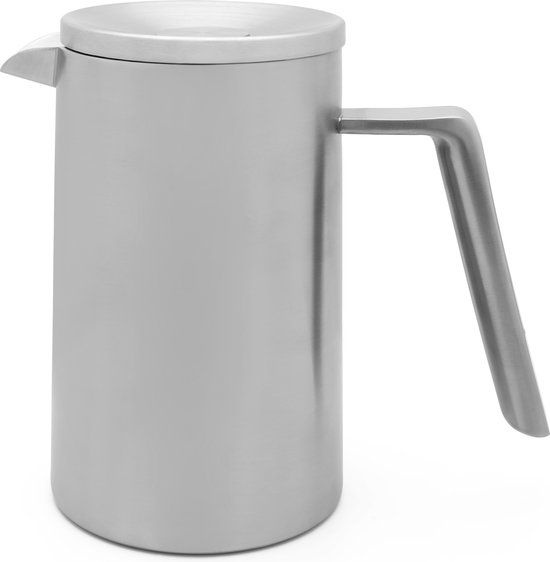 Leopold Vienna San Marco Coffee Maker - 1L Double Walled Stainless Steel - Silver