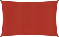 vidaXL Zonnezeil 160 g/m² 2,5x4 m HDPE Rood