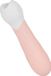 EIS Vibrator Minivibrator met diamantstructuur 11,5 cm Wit/Roze