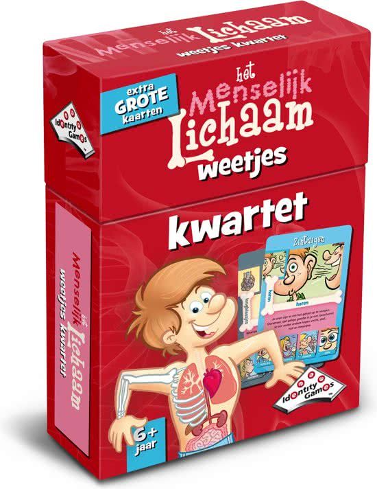 Identity Games Kwartet Menselijk Lichaam - Kaartspel