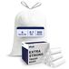 Plasticplace 6 gallon vuilniszakken, wit