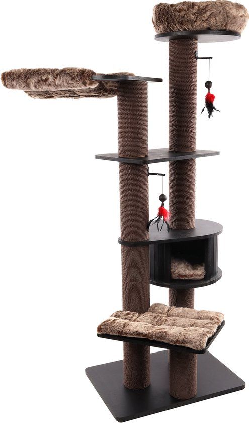 FLAMINGO Krabpaal Raisa 3 Bruin - 198 cm