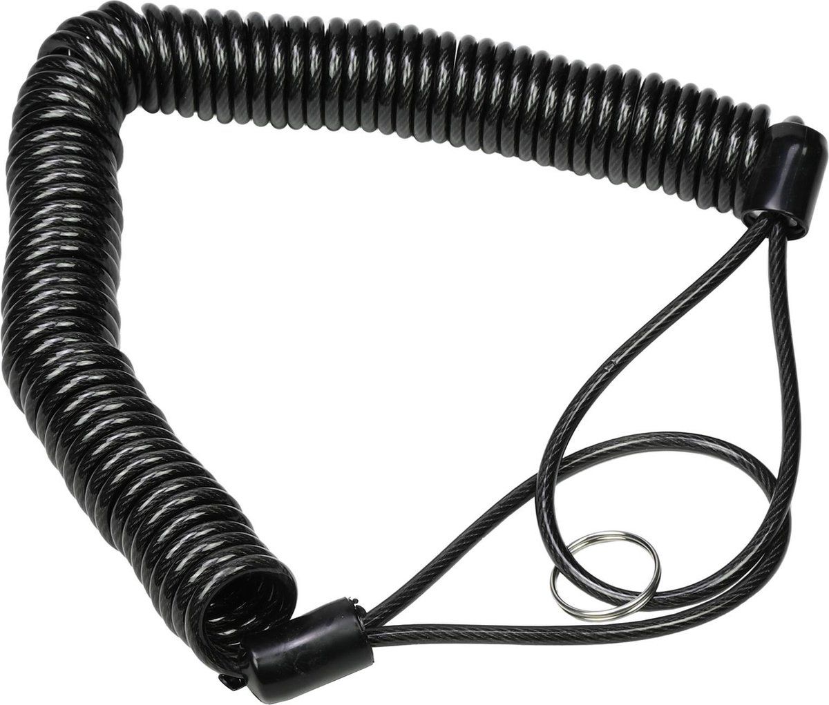 Benson Staalkabel geÃ¯soleerd 5 mtr x 4 mm - Zwart