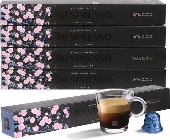 Nespresso Tokyo Lungo Smaak Koffiecapsules NESPRESSO