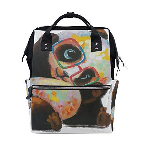 MONTOJ Smarty Panda Canvas Rugzak Reiscampus Rugzak