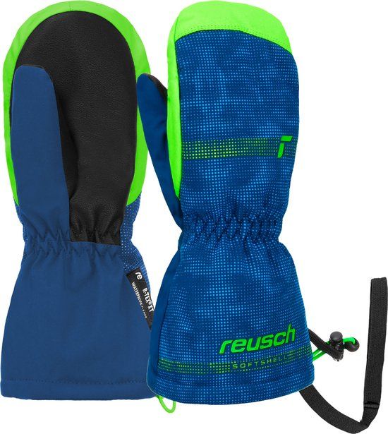 Reusch Maxi R-TEX® XT Mittens - Unisex - Blue/Green - Size 1