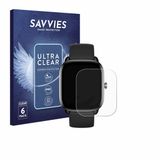 Savvies - Screenprotector voor Sector Smartwatch S-07 - Folie Beschermfolie transparant 6 Stuks