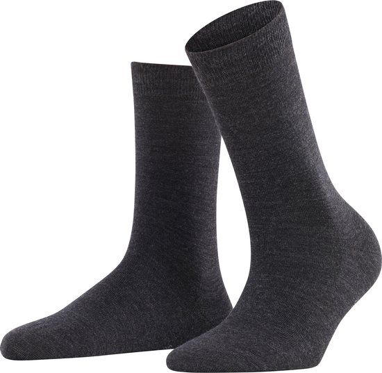 FALKE Softmerino Dames Sokken - Grijs - Maat 39-40