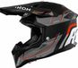 Airoh Aviator 3 Leader Motocrosshelm - Zwart Mat/grijs/oranje