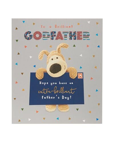 Boofle Boofle Vaderdagkaart voor peetvader - schattig ontwerp