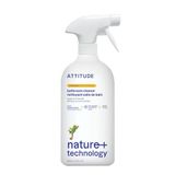 ATTITUDE Badkamer Cleaner Spray, EWG geverifieerd, plantaardig en veganistisch, veilig voor badkameroppervlakken, tegels, badkuipen, douchewanden en voeg, citrusschilgeur, 800 ml