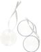 Gerimport DIY kerstballen - 16 stuks - 4 cm diameter - Transparant