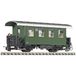 Liliput L344387 H0e 2-assige personenrijtuig 917 van de bossvierspoorbaan personenrijtuig 917