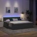 Maison Exclusive - Cadre de lit ottoman avec matelas, noir, 160x200 cm, velours
