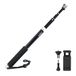 HSU Uitschuifbare selfiestick, waterdichte handgreep voor GoPro Hero 9/8/7/6/5/4, handheld monopod compatibel met mobiele telefoons en andere actiecamera's