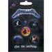 Metallica Badge - Ride The Lightning - meerkleurig