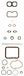 Full Ajusa 50106200 afdichtingsset, compleet, motor