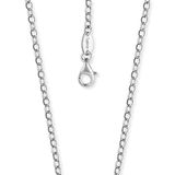 Engelsrufer Ketting ERN-A - 50 CM - Gerhodineerd sterling zilver