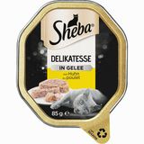 Sheba kom delicatesse in gelei gesneden 22x85g - met kip
