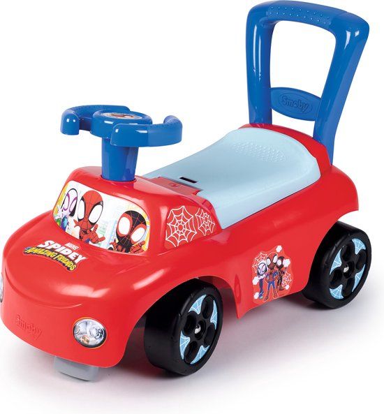Smoby Spider-Man Spidey Loopauto - Rood/Blauw