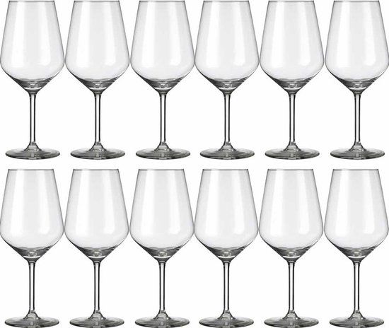 Royal Leerdam Carre - Set of 12 White Wine Glasses - 380ml