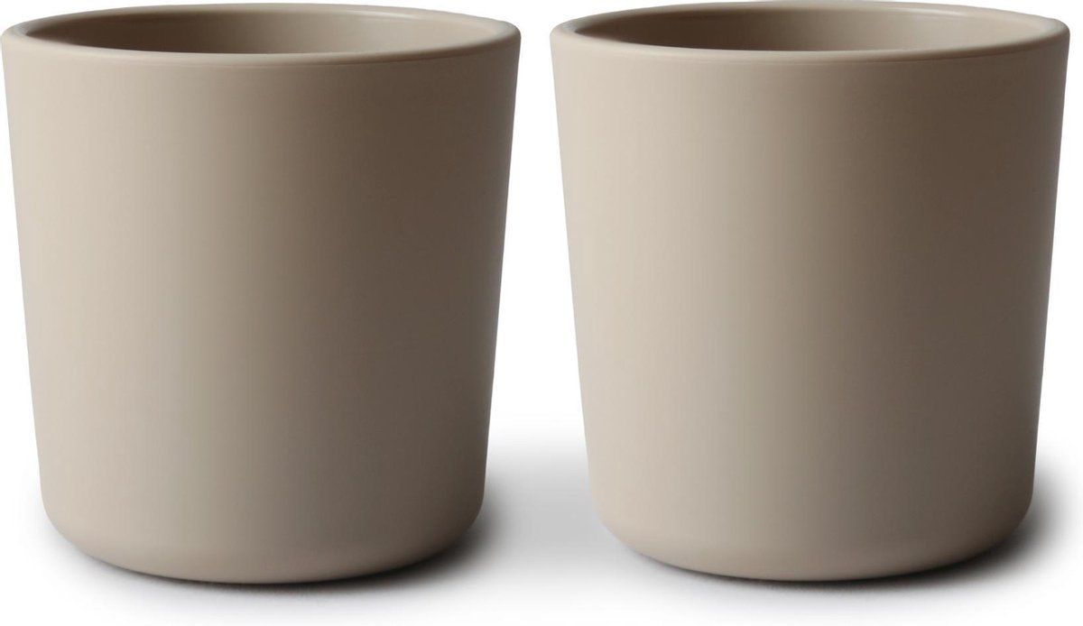 Mushie Drinkbeker - 2 stuks - Vanille