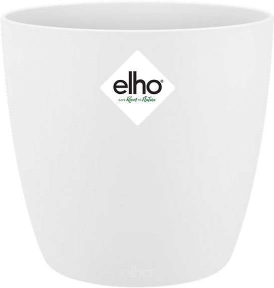 Elho Brussels Rond Mini Bloempot - Wit