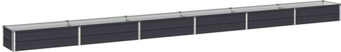 vidaXL Verhoogde Tuinbak Antraciet 480 x 40 x 24 cm Staal