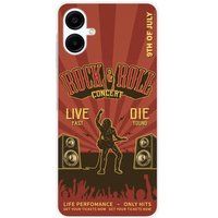 Samsung Galaxy A06 Rock and roll bedrukt siliconen hoesje