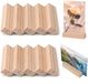 MumdoYAL Lot de 10 porte-cartes en bois