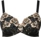 TruYou - Femme - Soutien-gorge à armatures avec broderie - Noir - Taille 105D