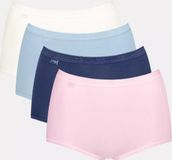 Sloggi Basic+ Maxi C4P Dames Onderbroek - Roze - Katoen - Maat 46