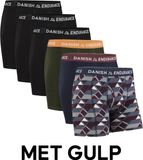 DANISH ENDURANCE Boxershorts - Katoenen Ondergoed - Klassieke Pasvorm - Heren - 6 paar - M