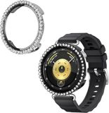 kwmobile 2x kunststof horloge rand bescherming geschikt voor Huawei Watch GT6 41mm / GT5 41mm / Watch GT4 41mm Beschermhoes - Glitter beschermhoesje zwart / zilver