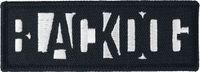 Metality Patch Black Dog Unisex Patch - Zwart