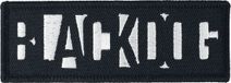 Metality Patch Black Dog Unisex Patch - Zwart