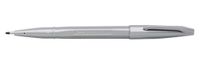 Pentel S520 Sign Pen viltstift vezelpunt grijs 12 stuks