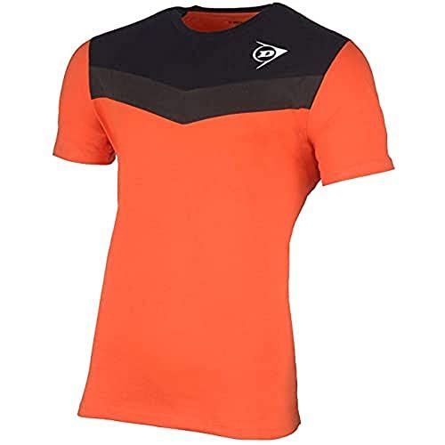 Dunlop Essentials Kids Crew Tee Bright Orange/Anthracite 1