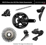 Shimano Dura Ace DI2 R9270P 11-34 Racefiets Groep Zwart/Zilver Unisex Volwassenen