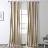 HPD Half Price Drapes BOCH-120601-108 Verduisteringsgordijn, kamerdecoratie (1 paneel), 127 x 274,3 cm, crèmewit