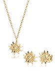 Elli - Sieraden Set - Dames Traditioneel Edelweiss in 925 Sterling Zilver