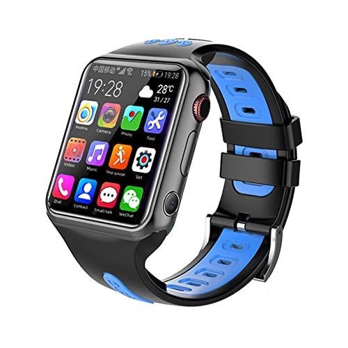 JUSHZ Smart Horloge - Smartwatch voor Kinderen met Call Functie, 4G Video Call, WiFi, GPS - Blauw