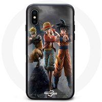 Maniacase Hoesje voor iPhone XS Max Sangoku Naruto Luffy