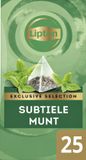 Lipton Exclusive Selection Subtiele munt Kruidenthee