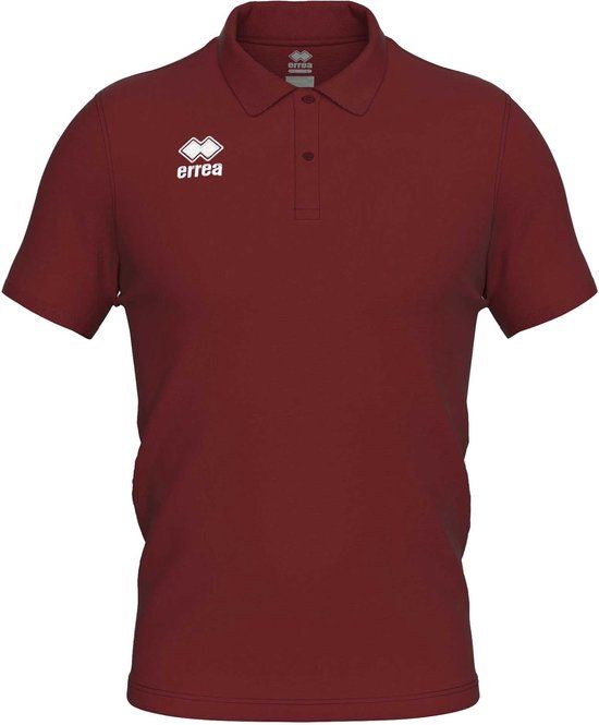 Errea Polo Evo Polo Mc Jr - Sportswear - Kinderen - Bruin - Korte mouw - Katoen - XXS