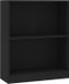 vidaXL Boekenkast 60x24x76 cm bewerkt hout zwart